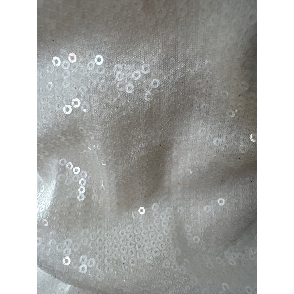 Edikted Sequin Open Back Full Length‎ Gown Dress Sz Small 6 Evening Prom Wedding - Picture 10 of 16